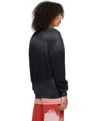schwarzes bedrucktes Sweatshirt von A-Cold-Wall*