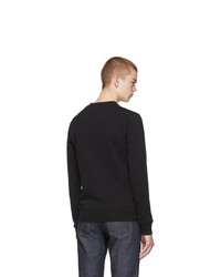 schwarzes bedrucktes Sweatshirt von Kenzo