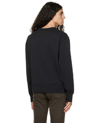 schwarzes bedrucktes Sweatshirt von rag & bone