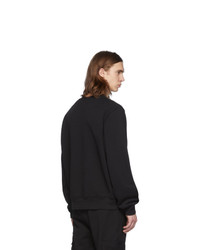 schwarzes bedrucktes Sweatshirt von Amiri