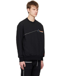 schwarzes bedrucktes Sweatshirt von Undercover