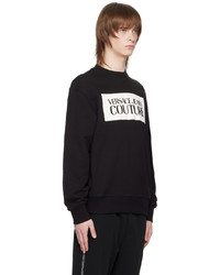 schwarzes bedrucktes Sweatshirt von VERSACE JEANS COUTURE