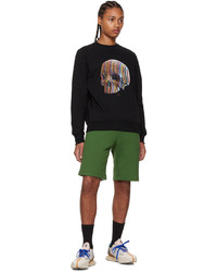 schwarzes bedrucktes Sweatshirt von Ps By Paul Smith