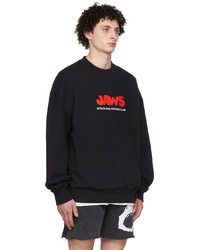 schwarzes bedrucktes Sweatshirt von Stolen Girlfriends Club