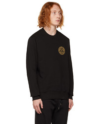 schwarzes bedrucktes Sweatshirt von VERSACE JEANS COUTURE