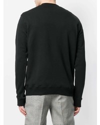 schwarzes bedrucktes Sweatshirt von MSGM