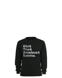 schwarzes bedrucktes Sweatshirt von Bravado