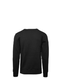 schwarzes bedrucktes Sweatshirt von Champion