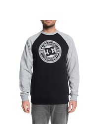 schwarzes bedrucktes Sweatshirt von DC Shoes