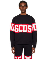 schwarzes bedrucktes Sweatshirt von Gcds