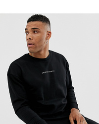 schwarzes bedrucktes Sweatshirt von Good For Nothing