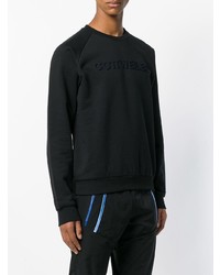 schwarzes bedrucktes Sweatshirt von Cottweiler