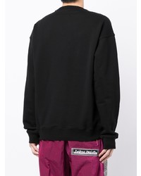 schwarzes bedrucktes Sweatshirt von Moschino