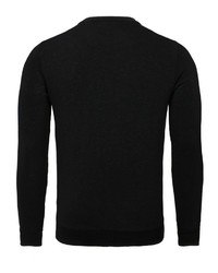 schwarzes bedrucktes Sweatshirt von Key Largo