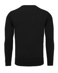 schwarzes bedrucktes Sweatshirt von Key Largo