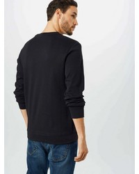 schwarzes bedrucktes Sweatshirt von Lindbergh