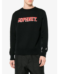 schwarzes bedrucktes Sweatshirt von Sophnet.