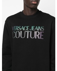 schwarzes bedrucktes Sweatshirt von VERSACE JEANS COUTURE