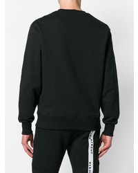 schwarzes bedrucktes Sweatshirt von Versus