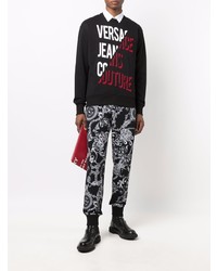 schwarzes bedrucktes Sweatshirt von VERSACE JEANS COUTURE