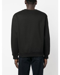 schwarzes bedrucktes Sweatshirt von Calvin Klein Jeans