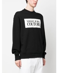 schwarzes bedrucktes Sweatshirt von VERSACE JEANS COUTURE