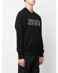 schwarzes bedrucktes Sweatshirt von VERSACE JEANS COUTURE