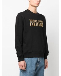 schwarzes bedrucktes Sweatshirt von VERSACE JEANS COUTURE