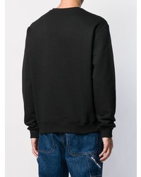 schwarzes bedrucktes Sweatshirt von VERSACE JEANS COUTURE