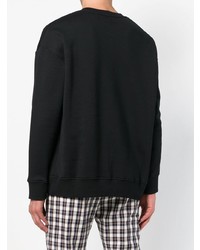 schwarzes bedrucktes Sweatshirt von N°21