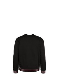 schwarzes bedrucktes Sweatshirt von New Era