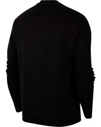 schwarzes bedrucktes Sweatshirt von Nike Sportswear