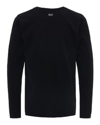 schwarzes bedrucktes Sweatshirt von Petrol Industries