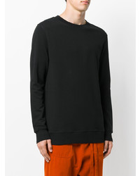 schwarzes bedrucktes Sweatshirt von Damir Doma