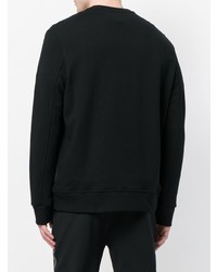 schwarzes bedrucktes Sweatshirt von Neil Barrett