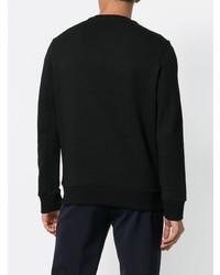 schwarzes bedrucktes Sweatshirt von Neil Barrett