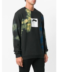 schwarzes bedrucktes Sweatshirt von Mauna Kea