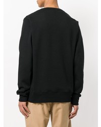 schwarzes bedrucktes Sweatshirt von Stella McCartney