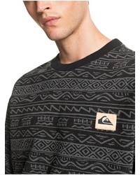 schwarzes bedrucktes Sweatshirt von Quiksilver