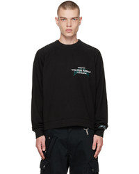 schwarzes bedrucktes Sweatshirt von Reese Cooper® 