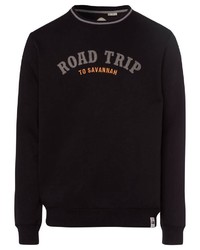 schwarzes bedrucktes Sweatshirt von ROADSIGN australia