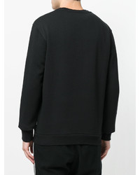 schwarzes bedrucktes Sweatshirt von Just Cavalli