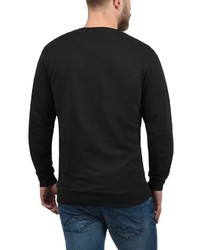schwarzes bedrucktes Sweatshirt von Solid
