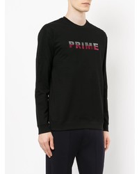 schwarzes bedrucktes Sweatshirt von GUILD PRIME