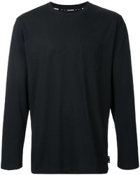 schwarzes bedrucktes Sweatshirt von The Upside