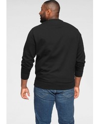 schwarzes bedrucktes Sweatshirt von Tommy Hilfiger Big & Tall