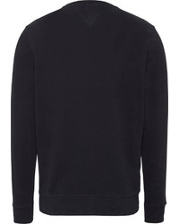 schwarzes bedrucktes Sweatshirt von Tommy Jeans