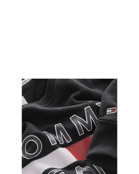 schwarzes bedrucktes Sweatshirt von Tommy Jeans