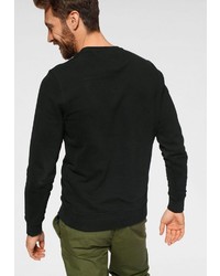 schwarzes bedrucktes Sweatshirt von Tommy Jeans