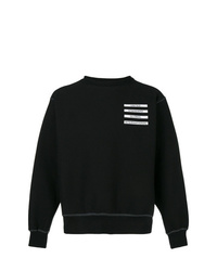 schwarzes bedrucktes Sweatshirt von United Standard